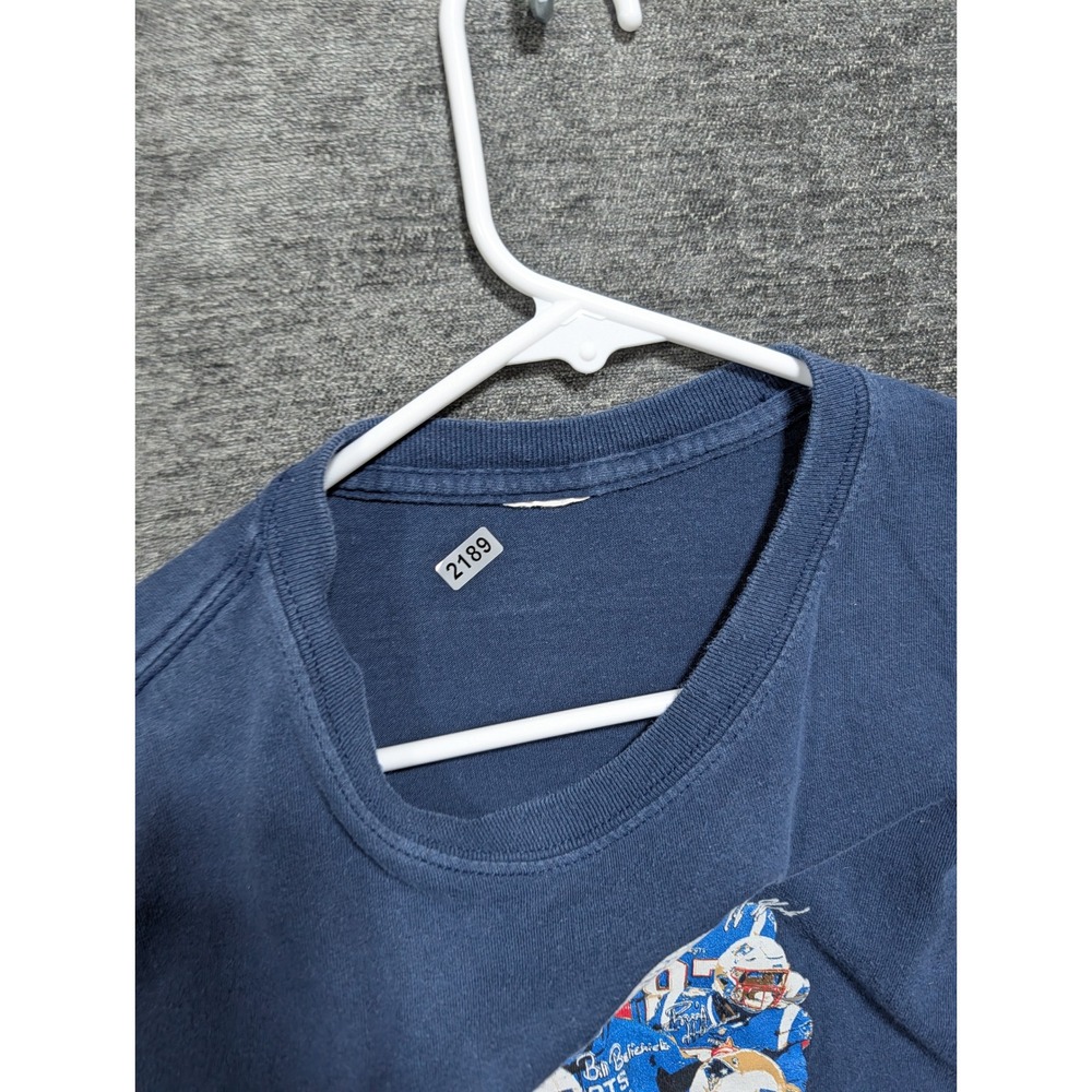 New England Patriots Super Bowl LIII Champions Navy Blue Graphic T-Shirt Mens XL - Picture 6 of 6